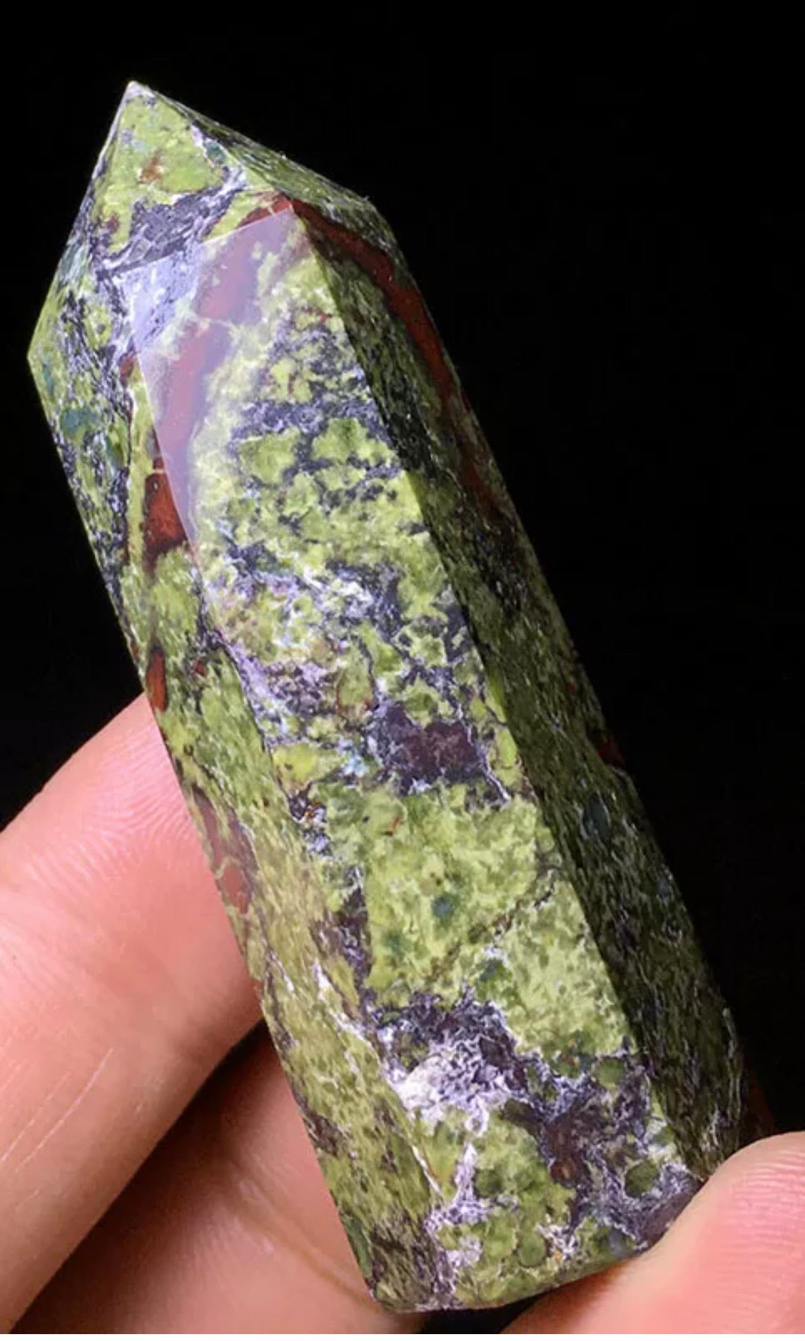 Natural Dragon Bloodstone Point