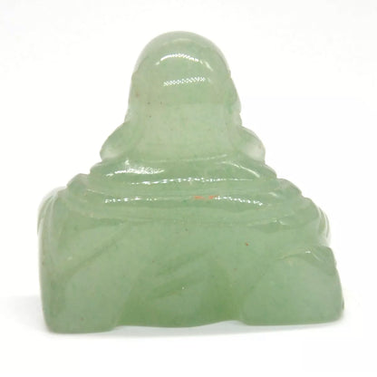 Natural Green Aventurine Laughing Buddha