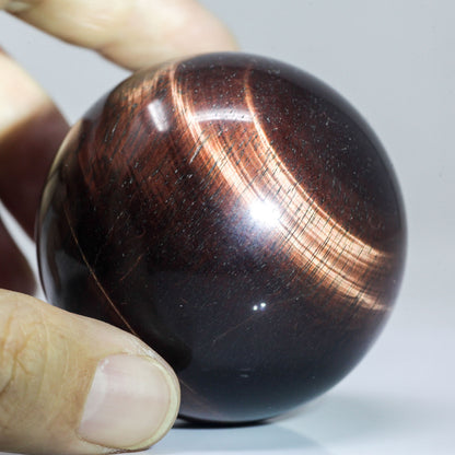 Natural Red Tiger Eye Crystal Ball Sphere