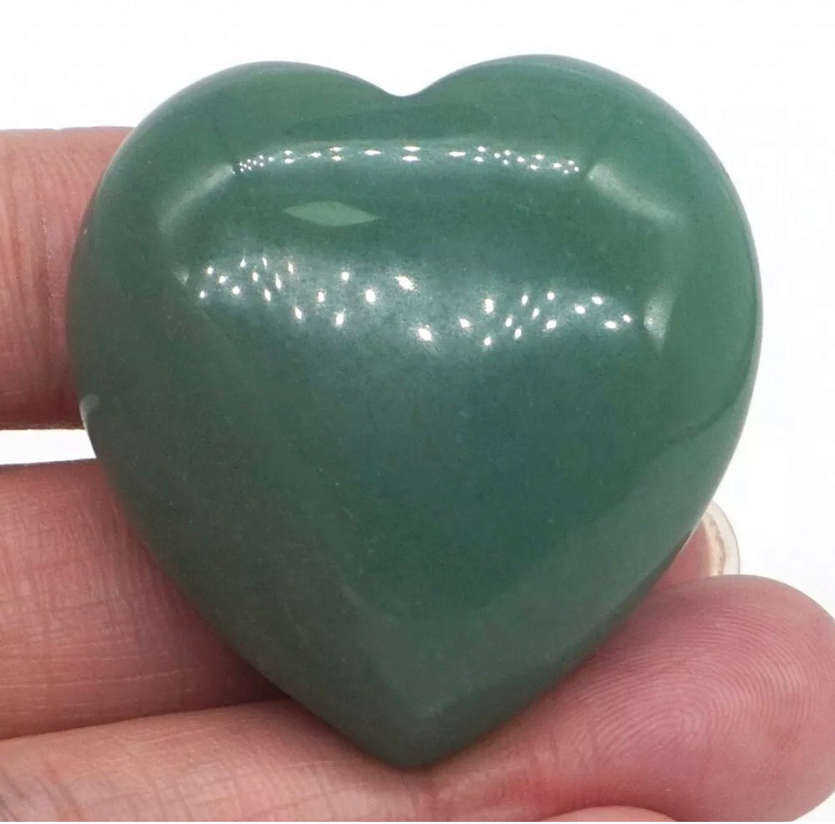 Natural Green Aventurine Heart