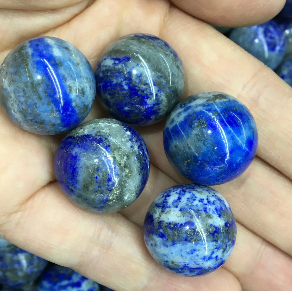 Natural Lapis Lazuli gemstone Crystal Sphere