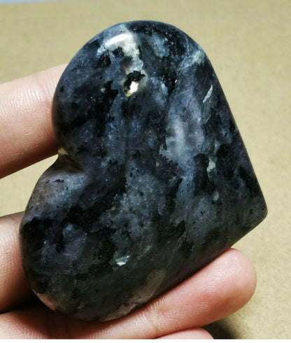 Natural Larvikite Heart