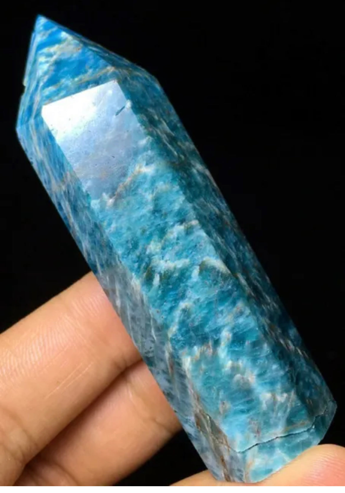 Natural Apatite Wand