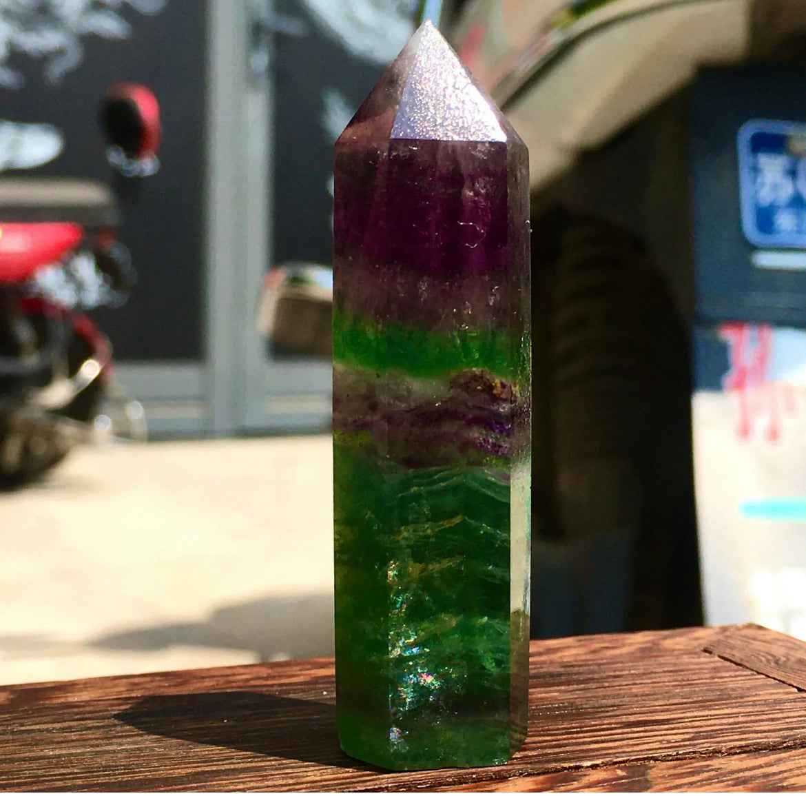 Natural Fluorite Wand