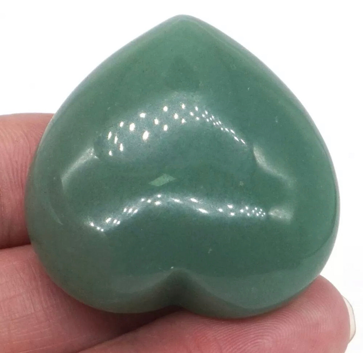 Natural Green Aventurine Heart