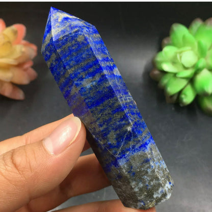 Natural lapis lazuli Wand Point Healing Reiki