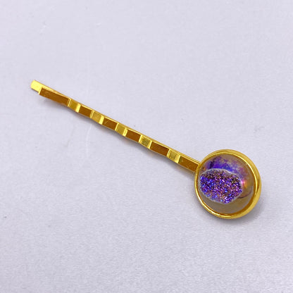 Druzy gemstone Bobby Pins