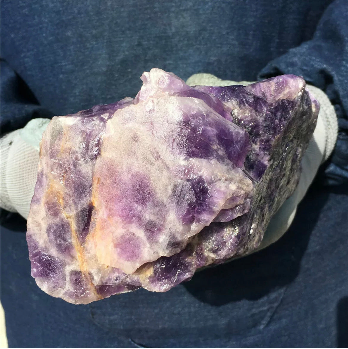 Natural Dreamy Amethyst Raw Stone