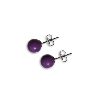 Phosphosiderite gemstone Stud Earrings