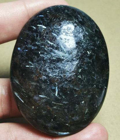 Natural astrophyllite Palm Rock