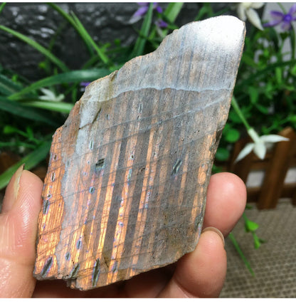 Natural Labradorite gemstone Rock