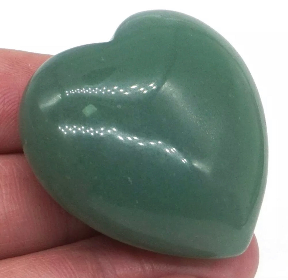 Natural Green Aventurine Heart