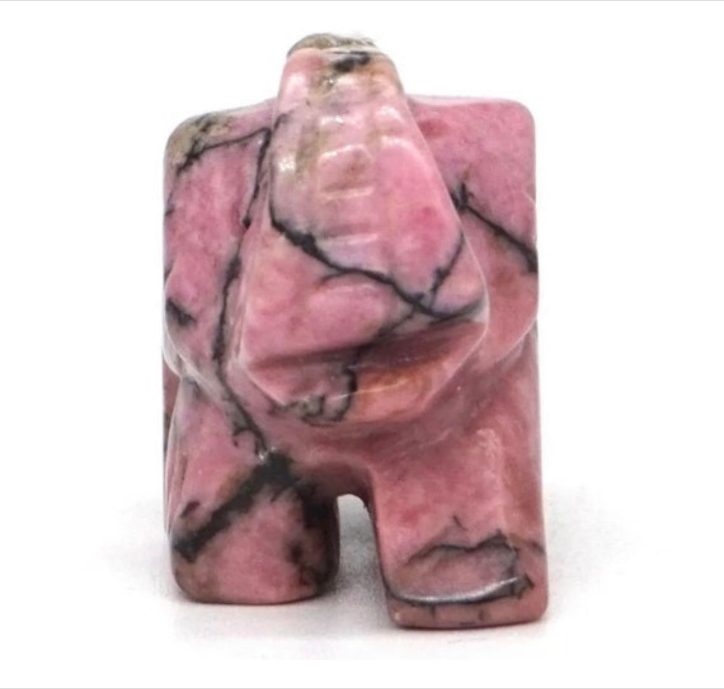 Gemstone Carved Elephants