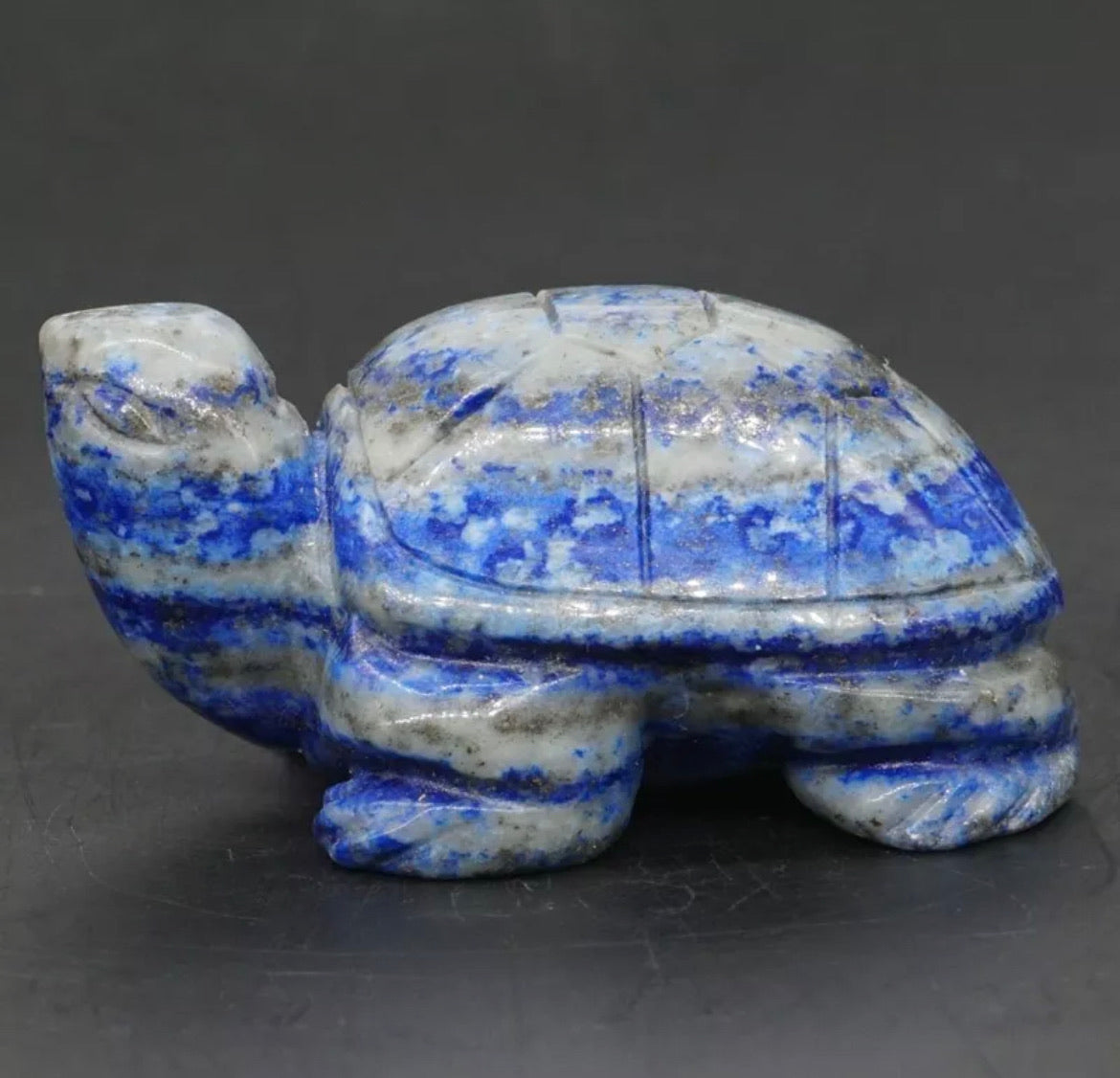 Natural Lapis Lazuli Turtle