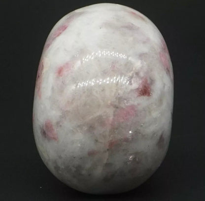 Natural Lepidolite gemstone carved Skull