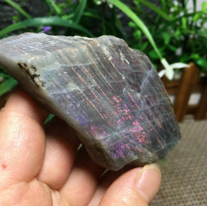 Natural Labradorite gemstone Rock