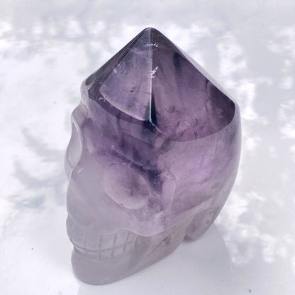 Natural Amethyst Skull