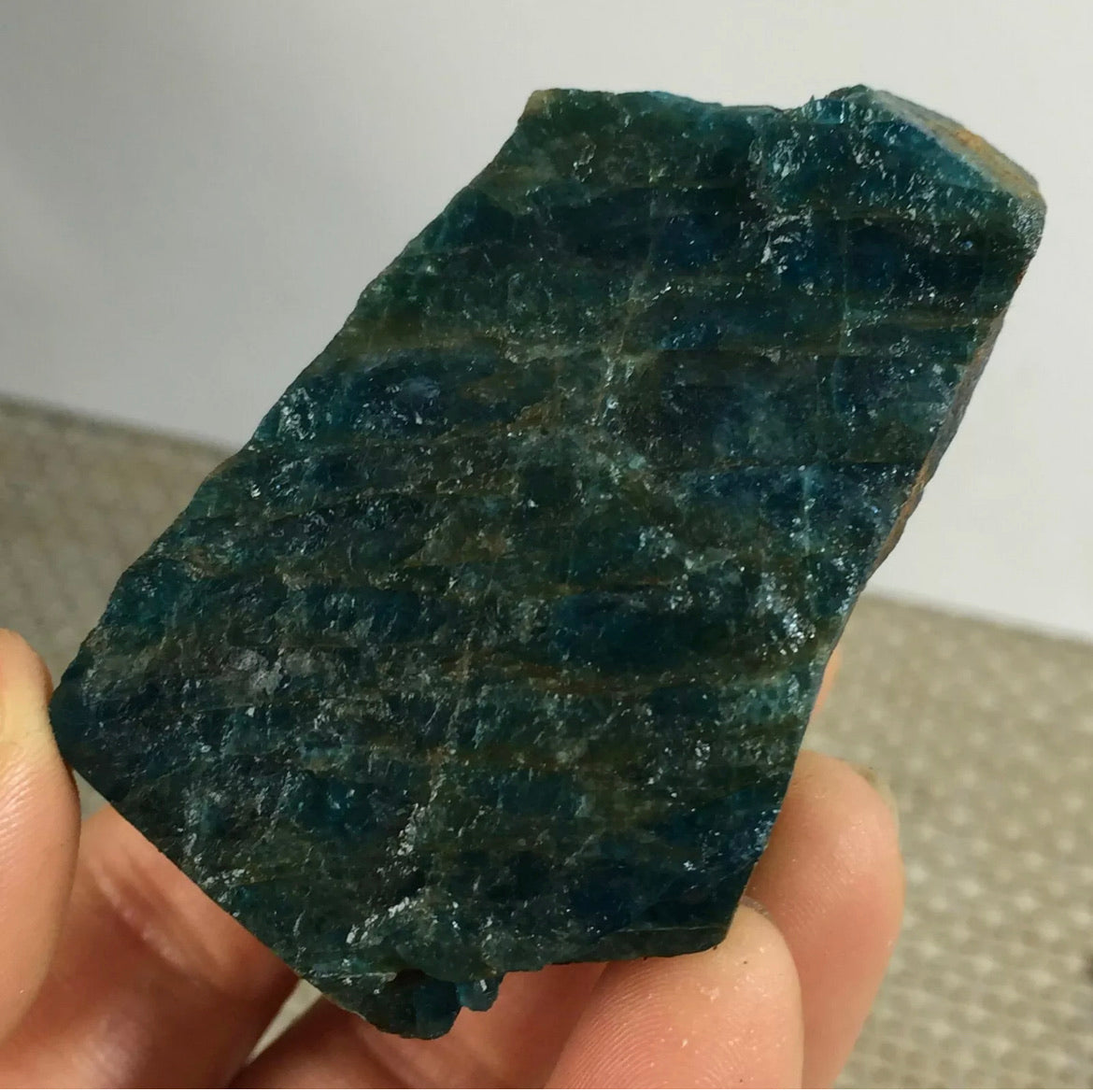 Blue Green Apatite Crystal Stone Natural Mineral Specimen healing gemstone