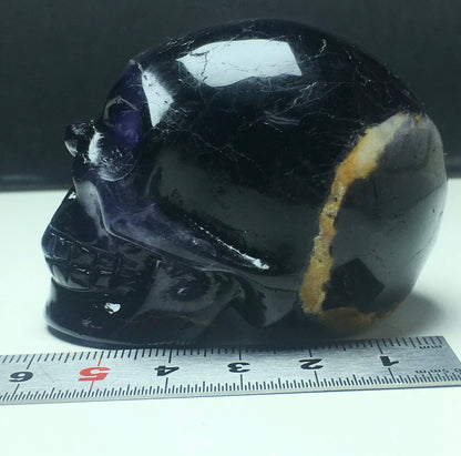 Gemstone Fluorite Skull