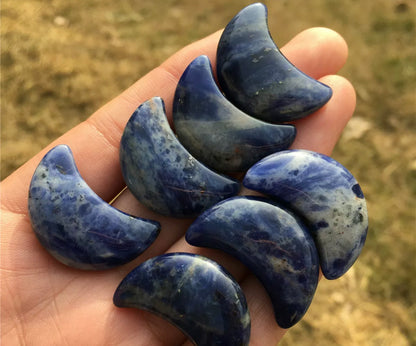 Natural Sodalite Moon