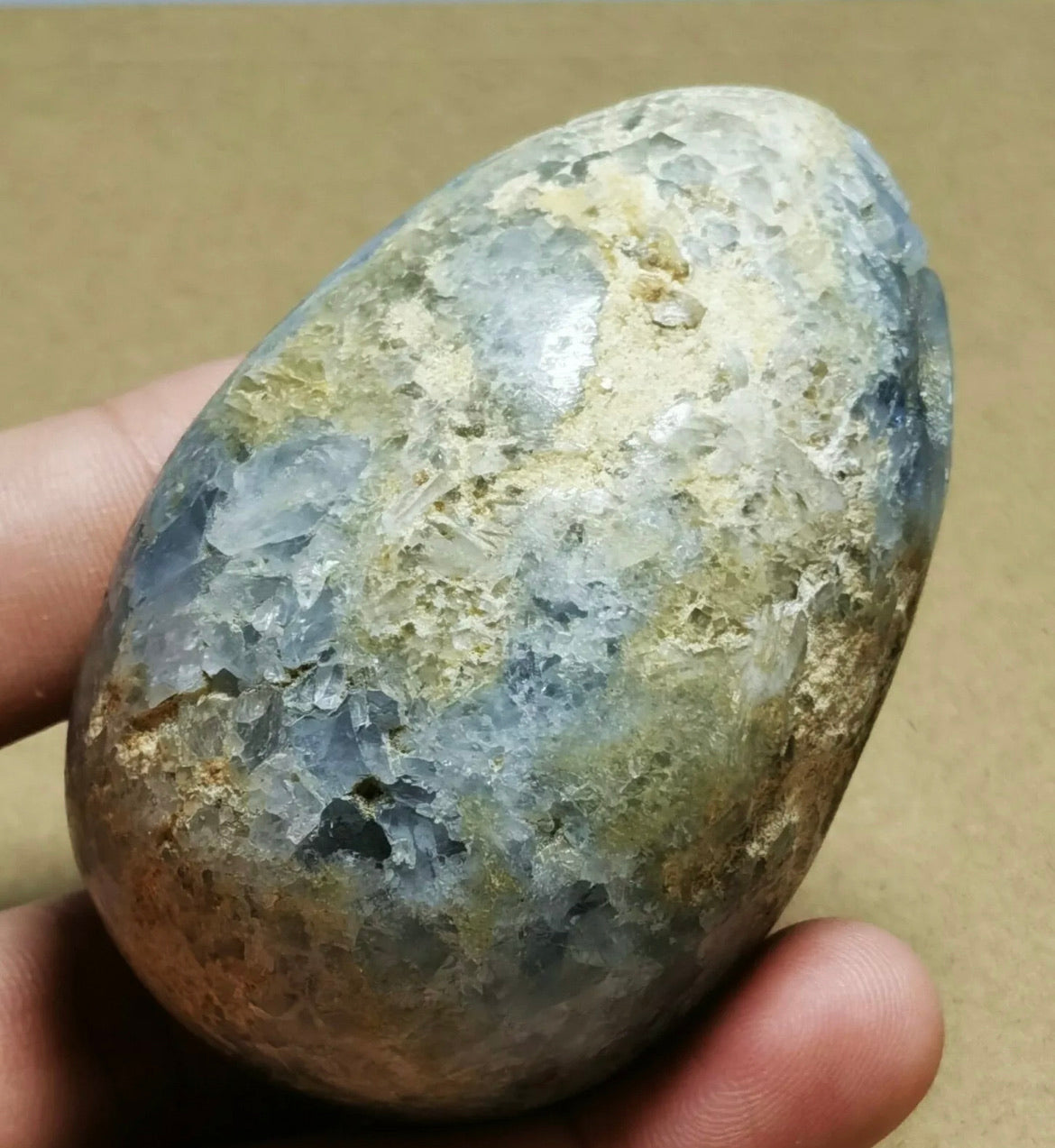 Rare Top Grade Gorgeous Sky Blue Celestite Geode