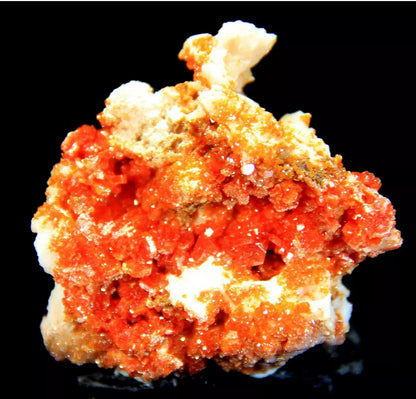 Superb Cherry Vanadinite Crystals on Matrix