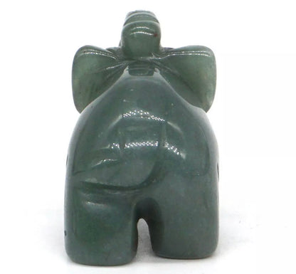 Natural Green Aventurine gemstone Elephant