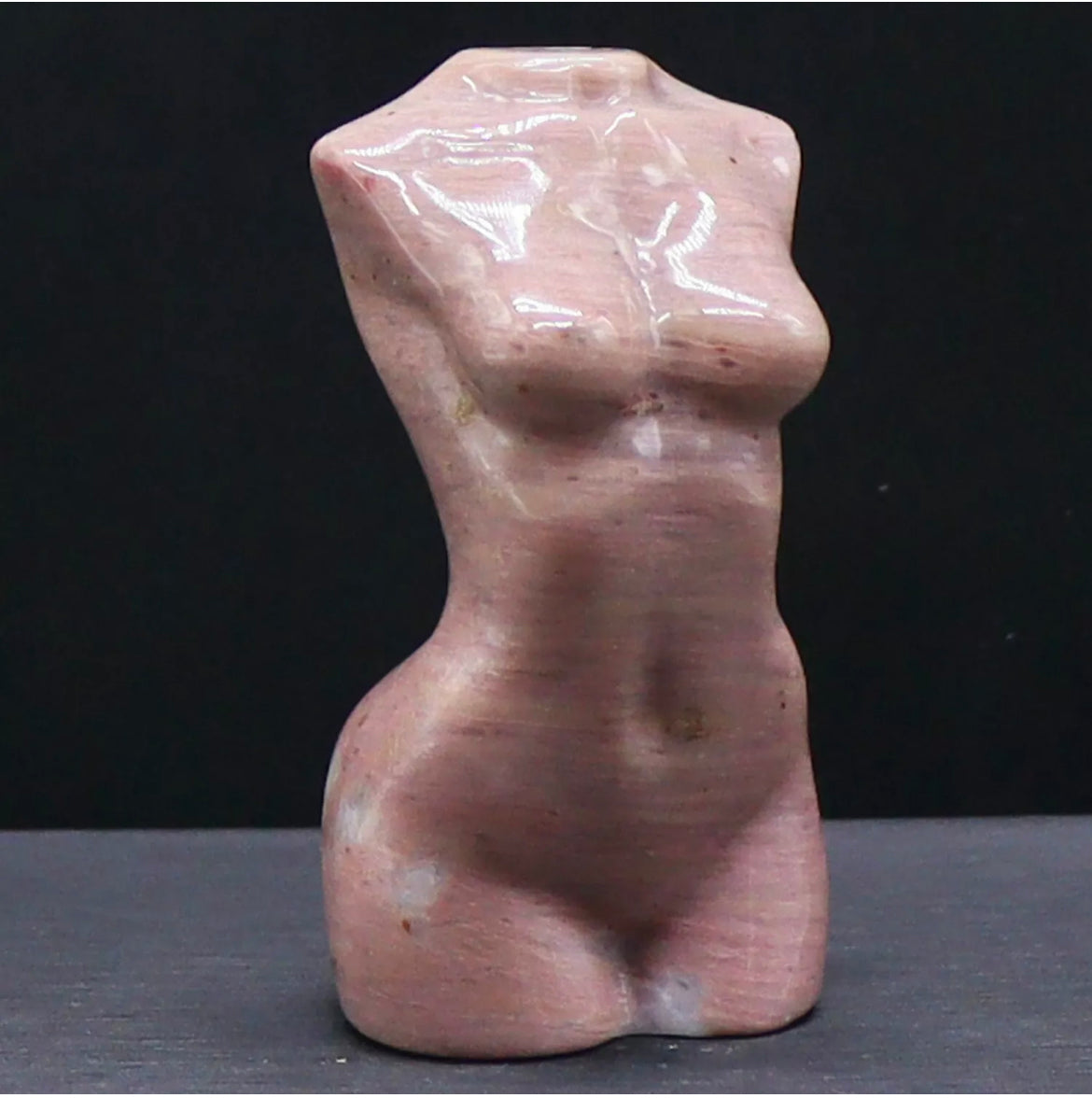 Natural Rhodonite Female Body Figurine