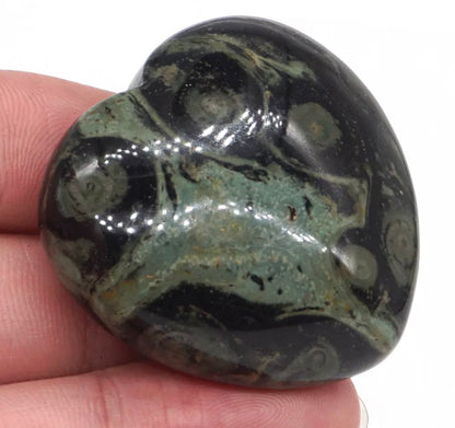 Natural Kambaba Jasper Heart