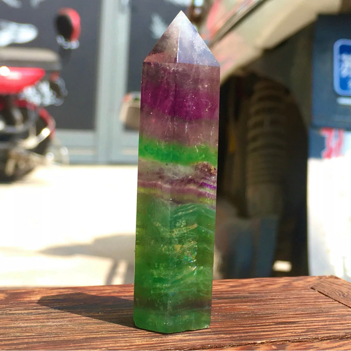 Natural Fluorite Wand