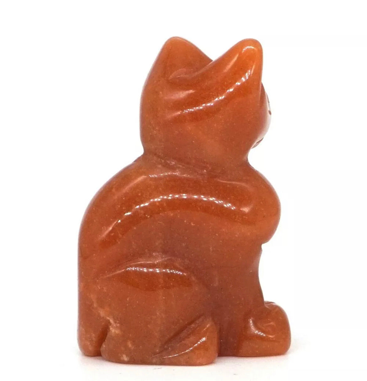 Natural Red Aventurine Cat