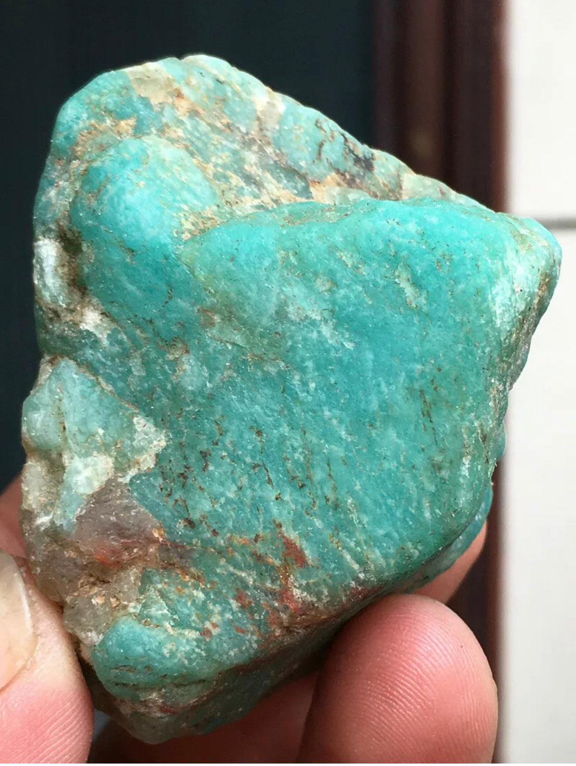 Natural rough form Amazonite