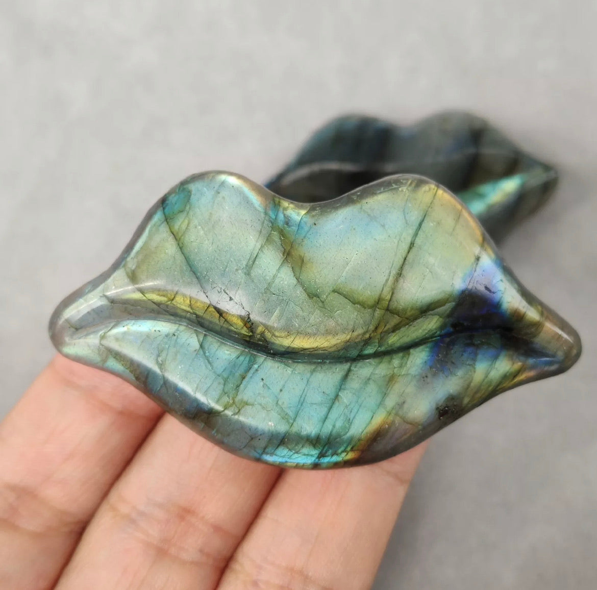 Natural Labradorite Lips