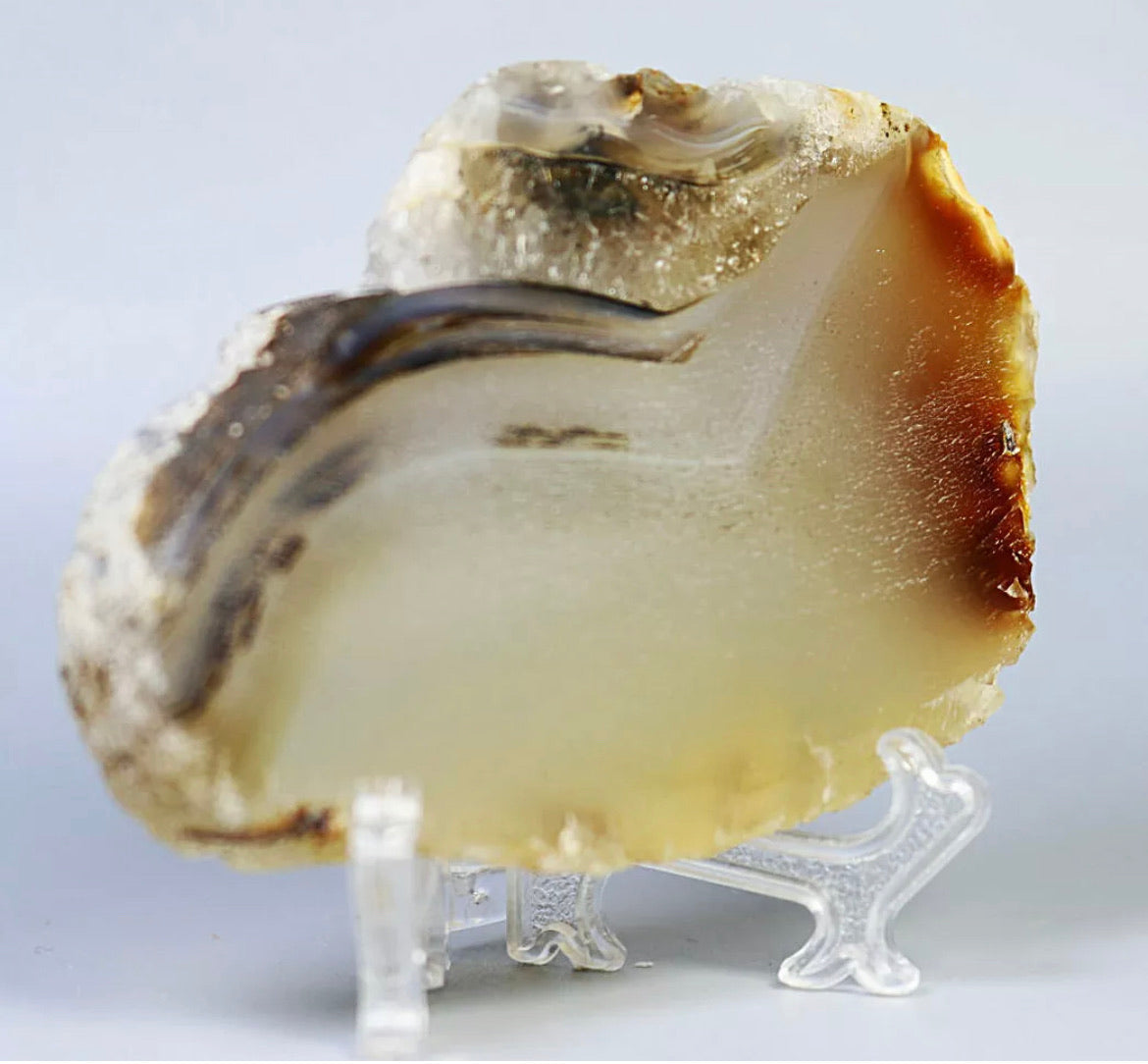 Agate Slice with Stand