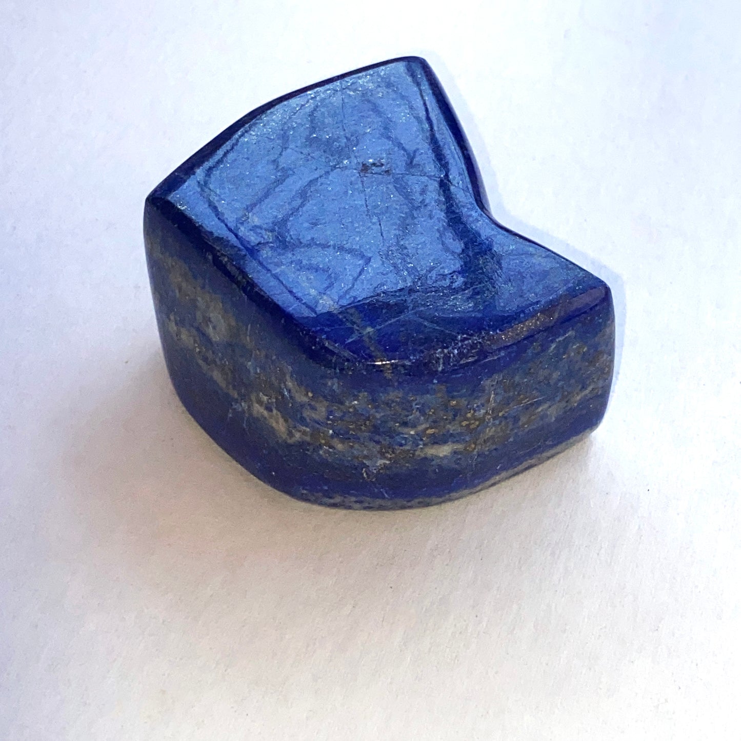 Raw natural Lapis Lazuli gemstone Slab