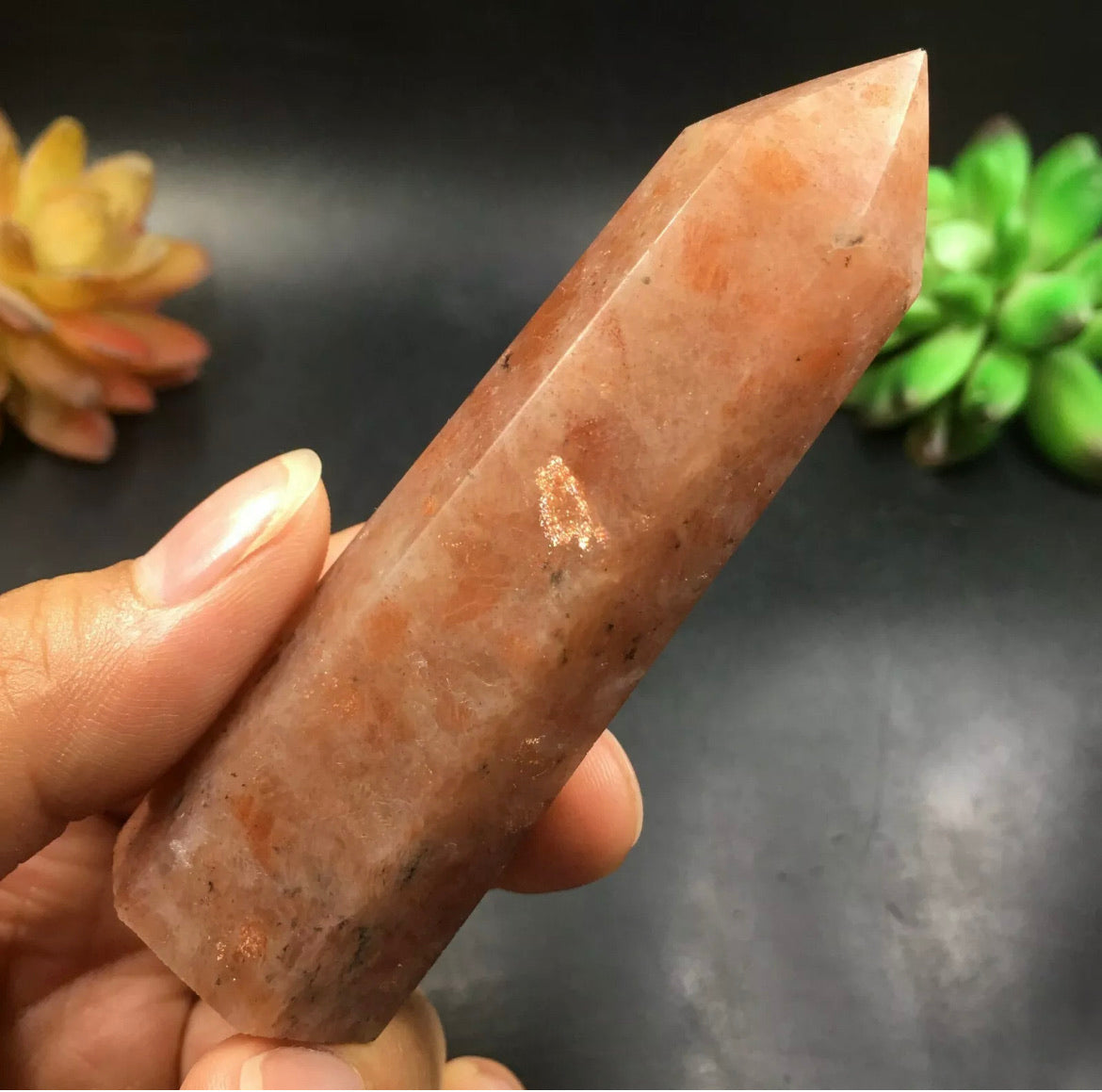 Natural Sun Stone Wand