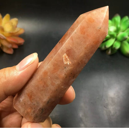 Natural Sun Stone Wand