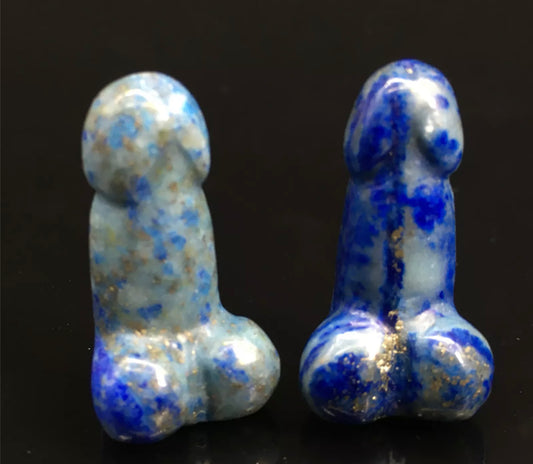 Natural Lapis Lazuli gemstone Penis Figurine