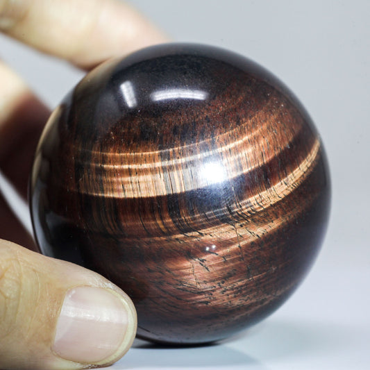 Natural Red Tiger Eye Crystal Ball Sphere
