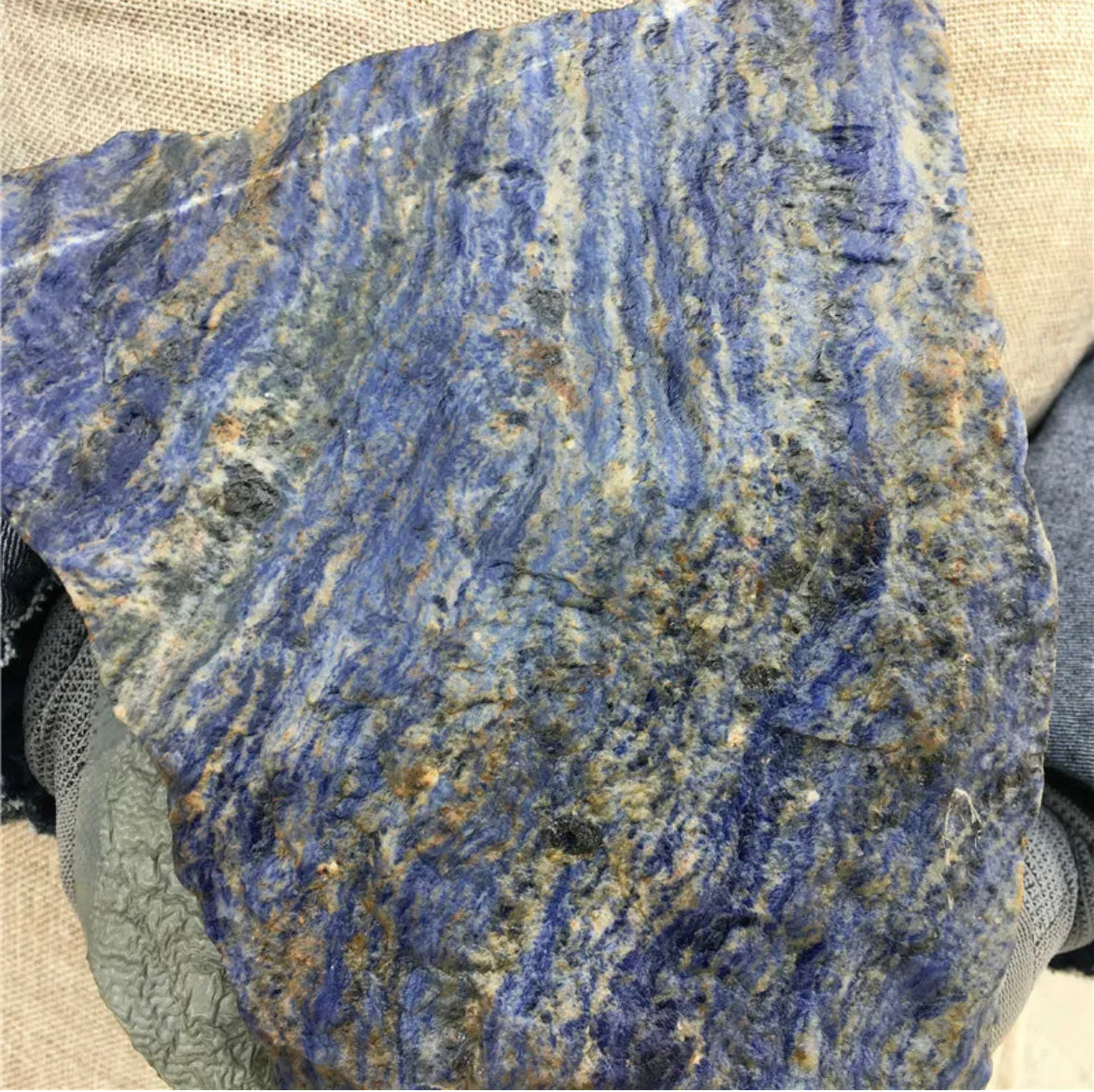 Natural Raw Sodalite gemstone Boulder Rock