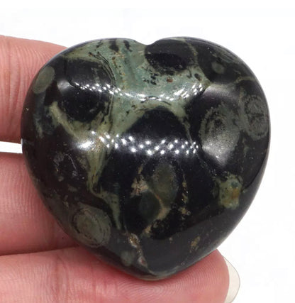 Natural Kambaba Jasper Heart