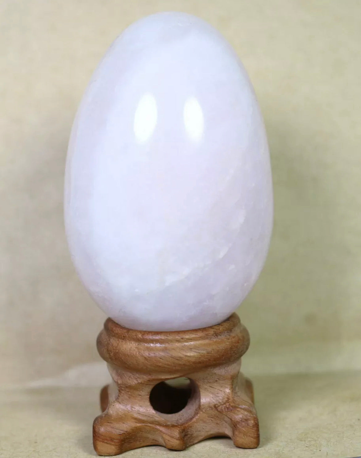 Natural Rose Quartz Egg Gemstone