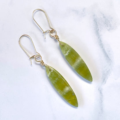 Genuine Peridot gemstone Earrings