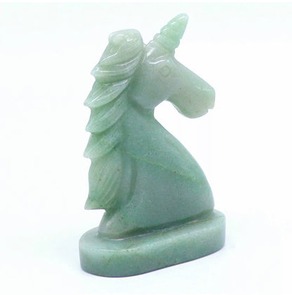 Natural Green Aventurine Unicorn