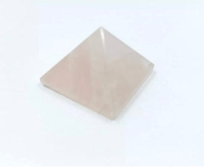 Natural Rose Quartz Crystal Pyramid