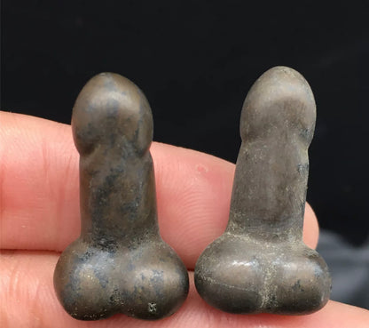 Natural Pyrite gemstone Penis Figurine