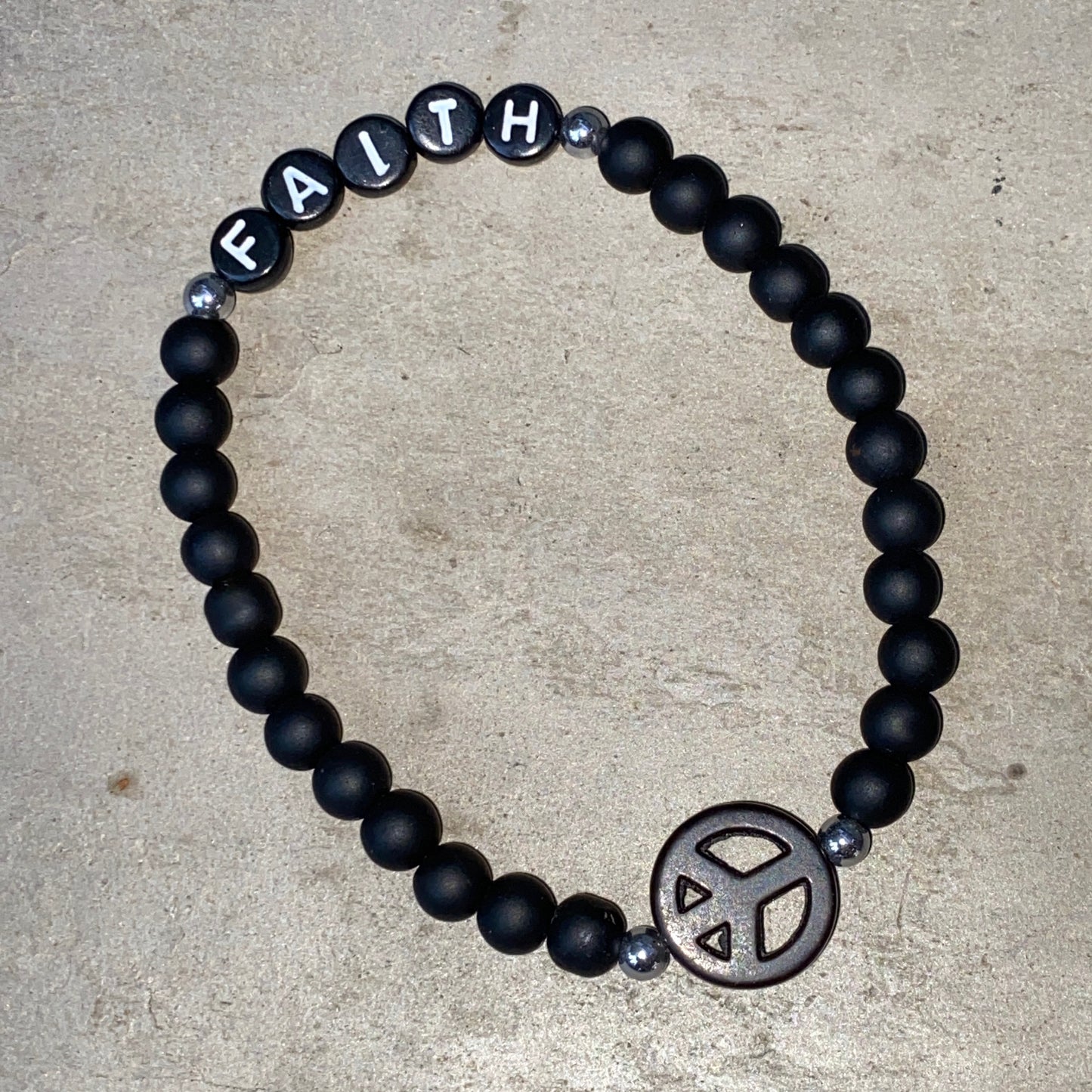 Men’s Onyx Faith Bracelets