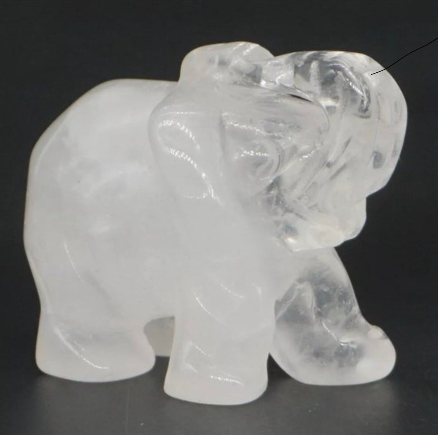 Gemstone Carved Elephants