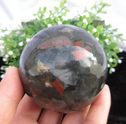 Natural African Bloodstone Sphere