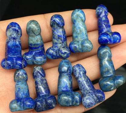 Natural Lapis Lazuli gemstone Penis Figurine